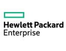 Hewlett Packard Enterprise black logotype on white background